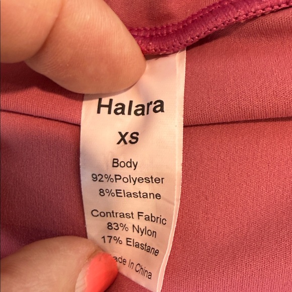 Halara women’s activewear, shorts and skirt flowing, XS, pinkish - Picture 5 of 6